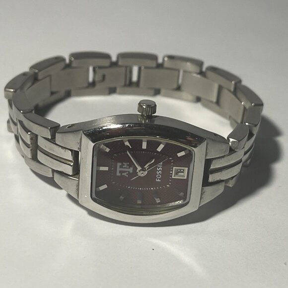Texas A&M Aggies NCAA Stainless-Steel Bracelet Watch by Fossil - Picture 4 of 6